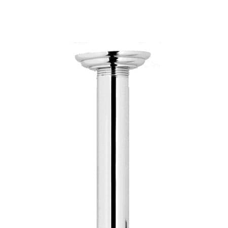 Newport Brass 12" Ceiling Mount Arm & Flange in Polished Chrome 517-12-26